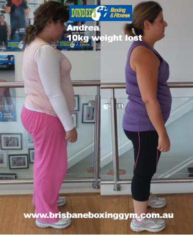 gym weight loss success story andrea 2