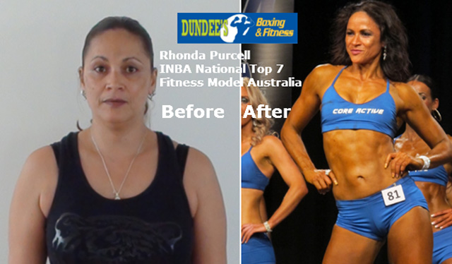 Rhonda fitness model boxing gym brisbane