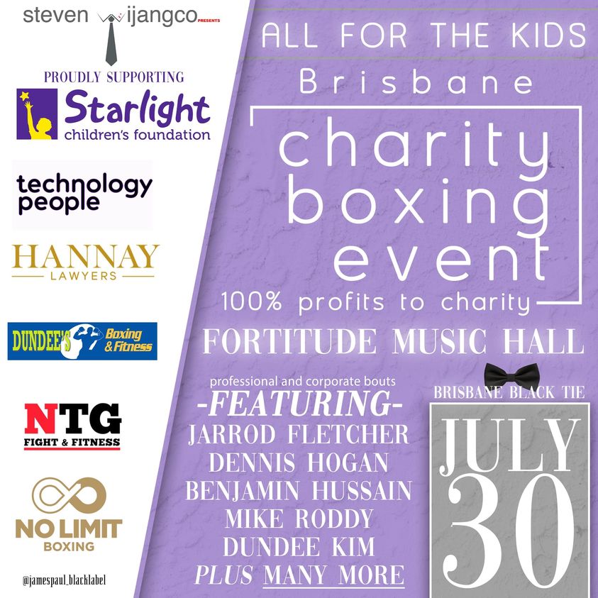 dundee jarrod fletcher charity fight starlight childrens foundation